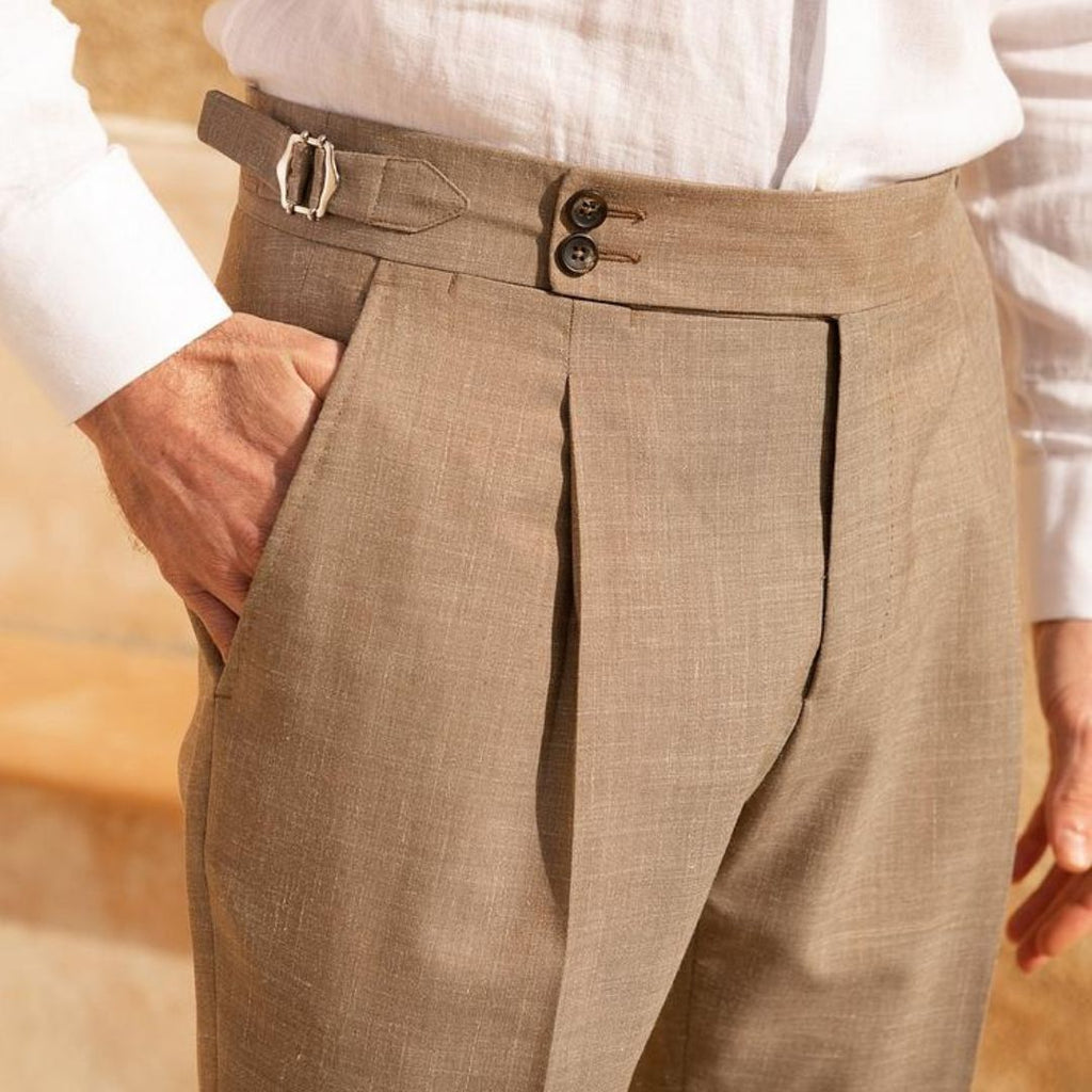 Gold Coast Linen Pantalon - Luxoria