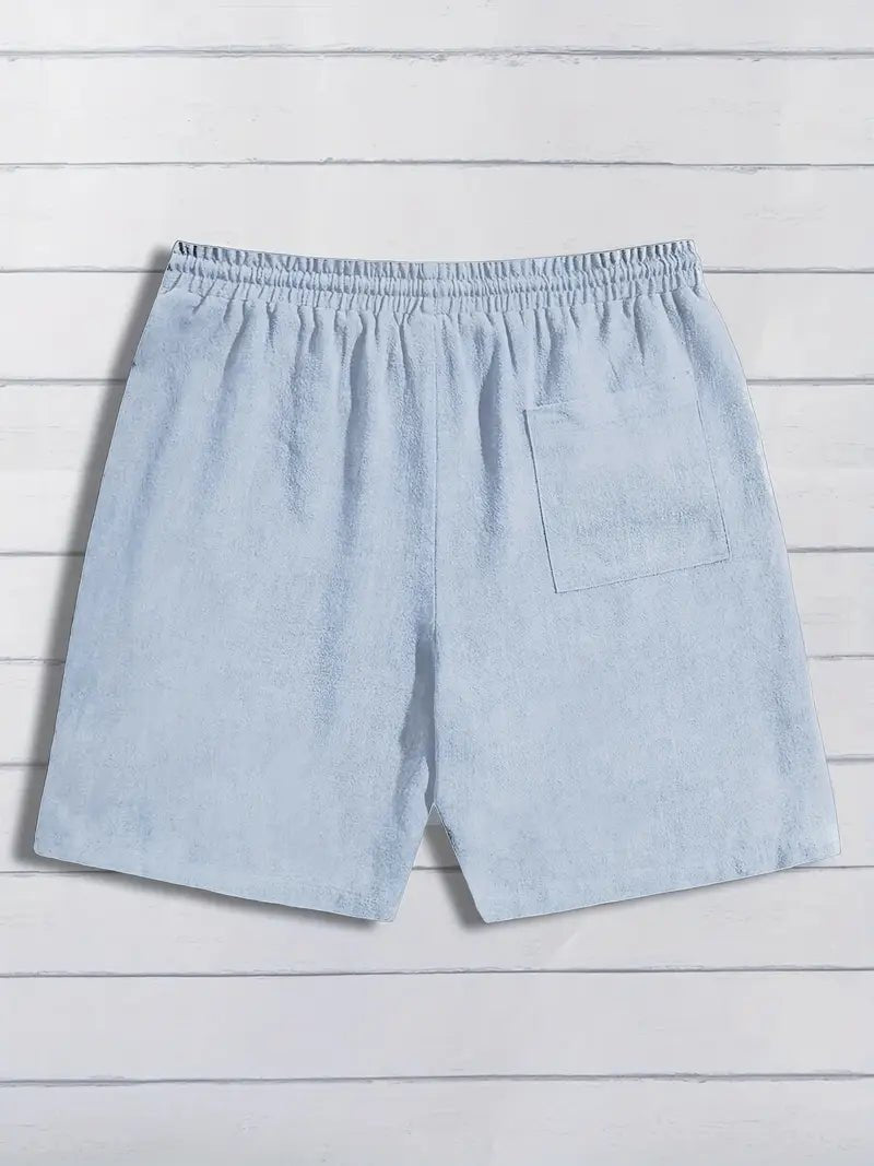 Casual Linen Shorts - Luxoria