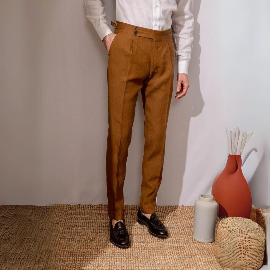 Gold Coast Linen Pantalon - Luxoria