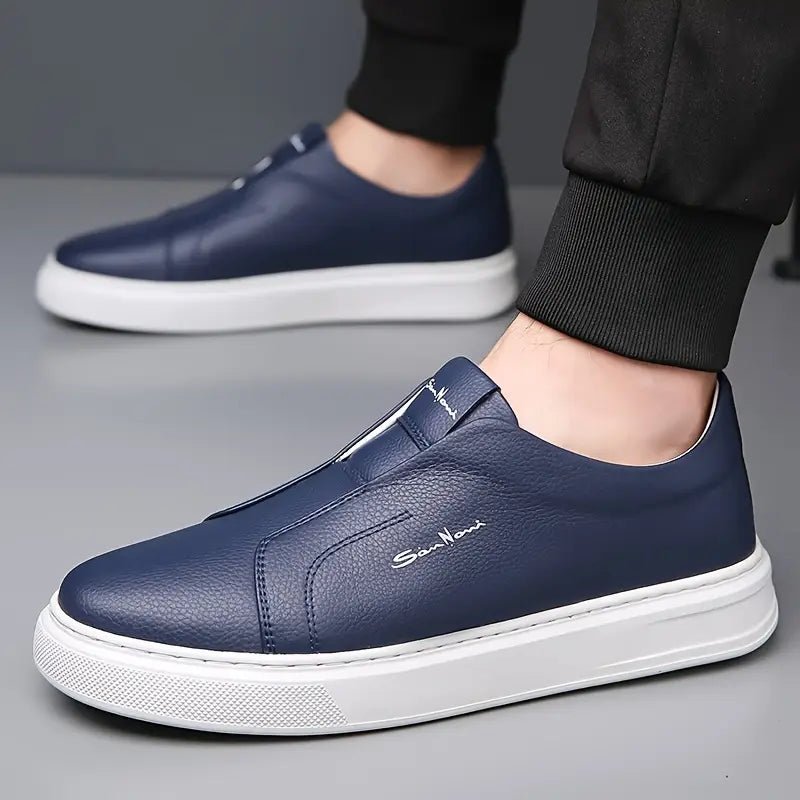 Leather Slip - On Shoes - Luxoria