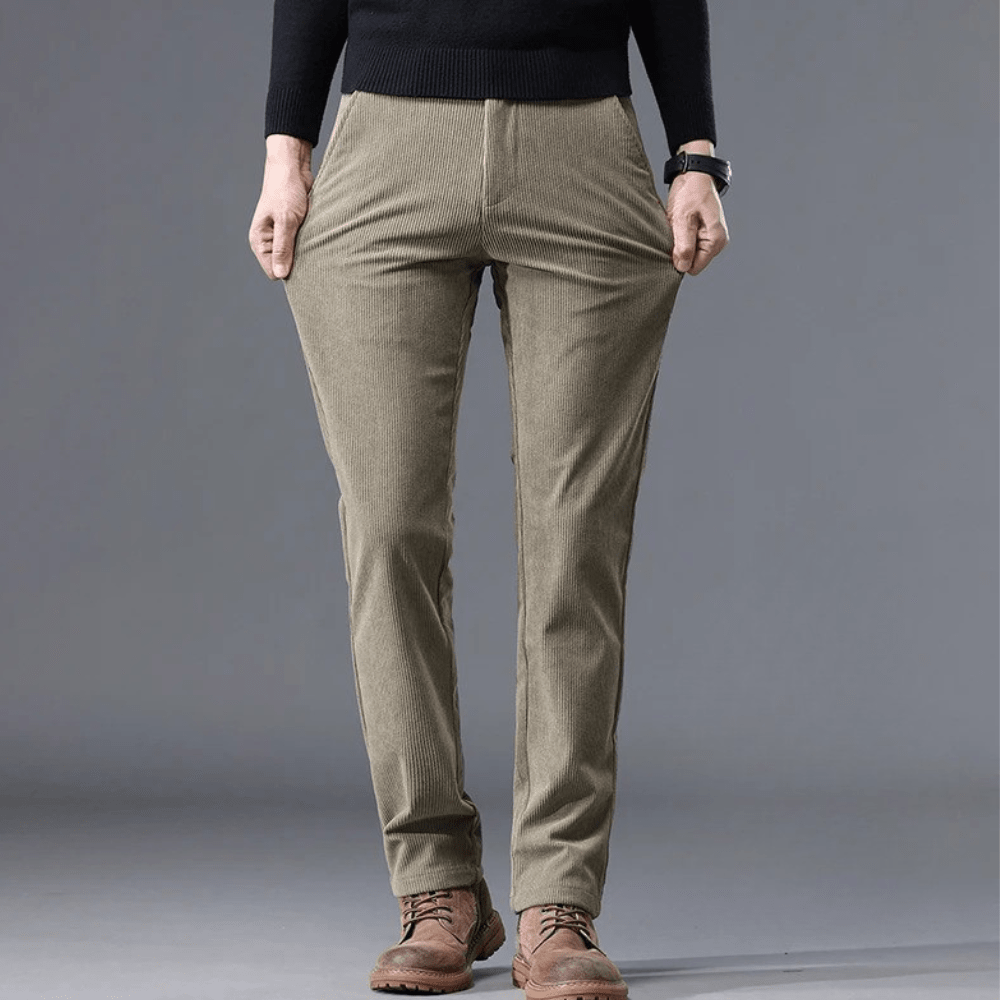 Elegant Corduroy Pants - Luxoria