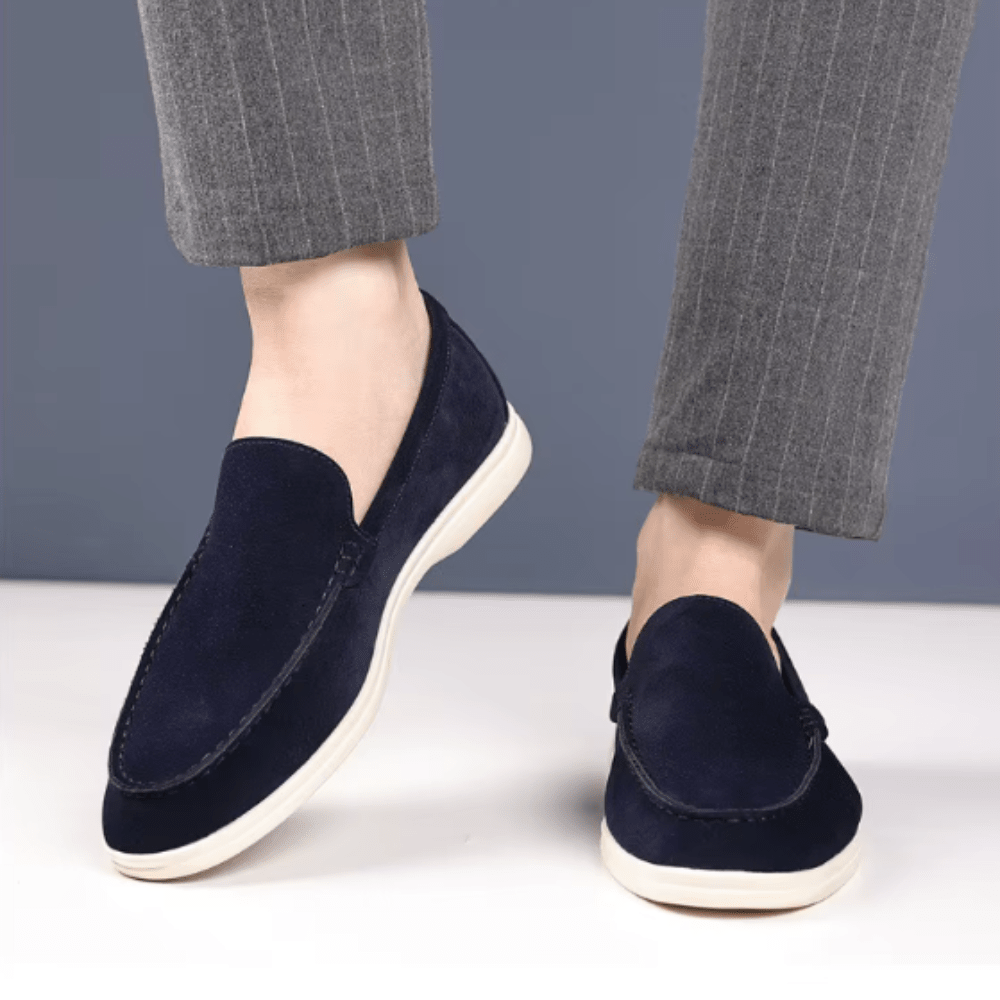 Classic Suede Loafers - Luxoria