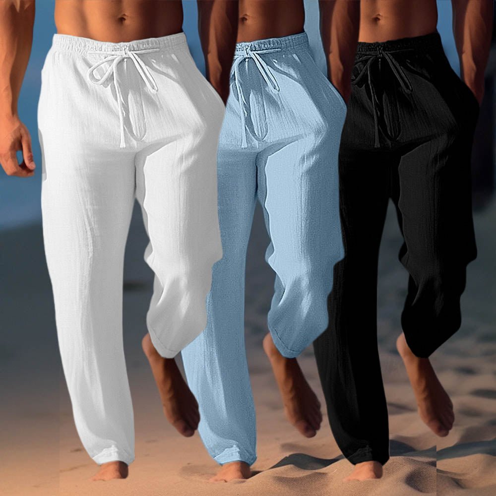 Zakynthos Linen Pants - Luxoria