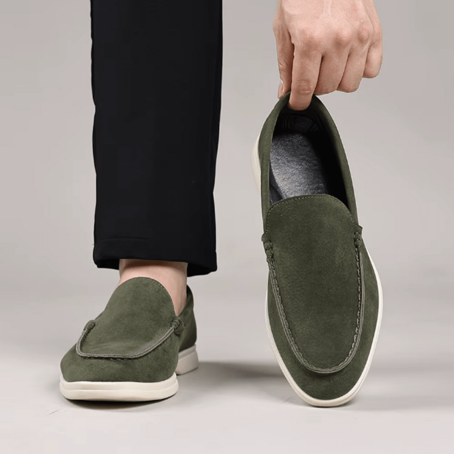 Classic Suede Loafers - Luxoria