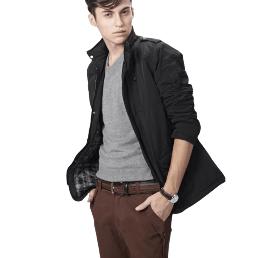 Elegant Windproof Jacket - Luxoria