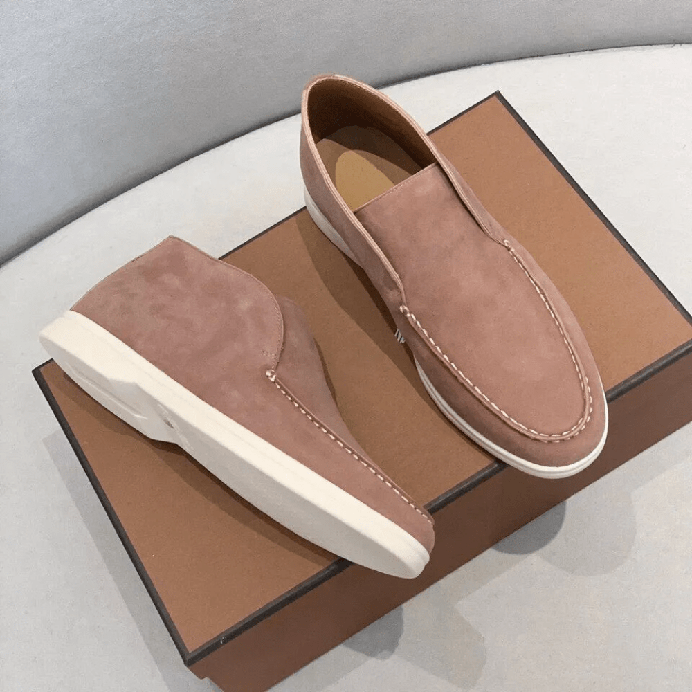 Casual Suede Loafers - Luxoria