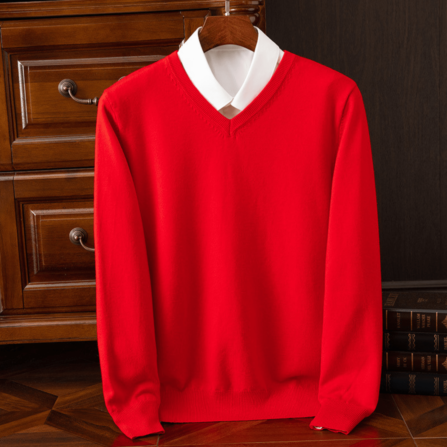 Chic V - Neck Sweater - Luxoria
