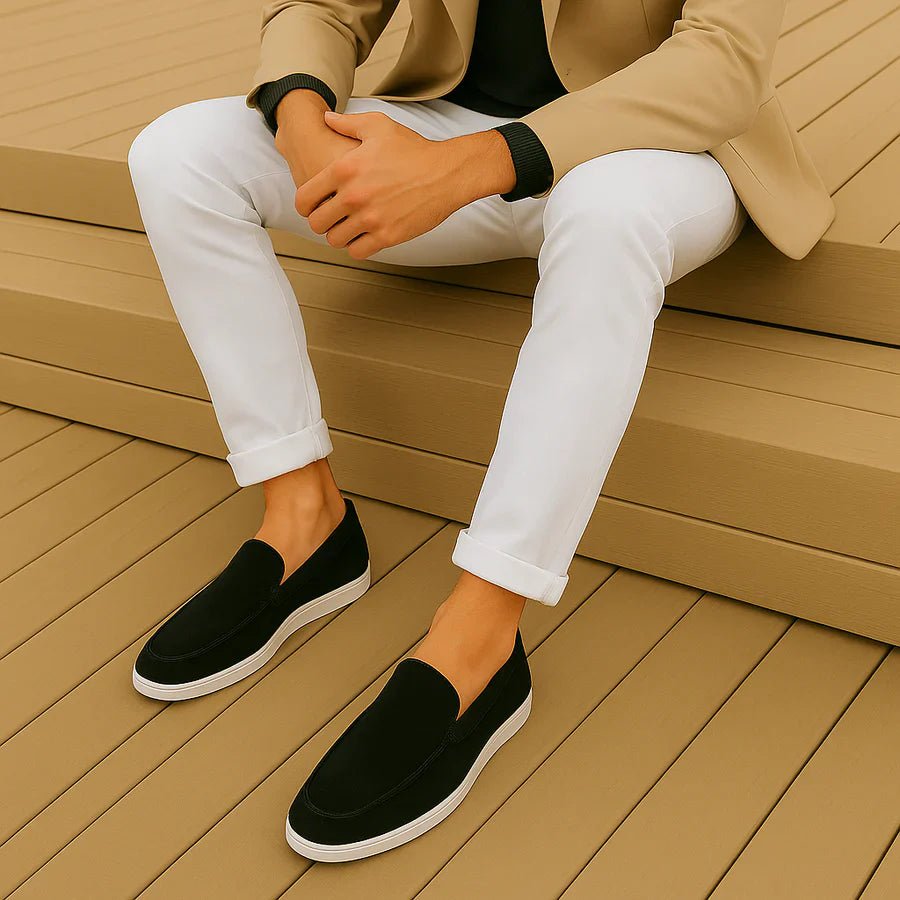 Casual Suede Loafers - Luxoria
