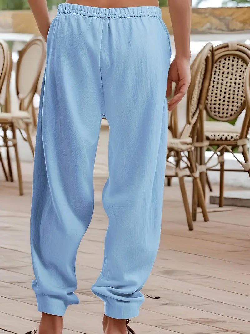 Casual Linen Pants - Luxoria
