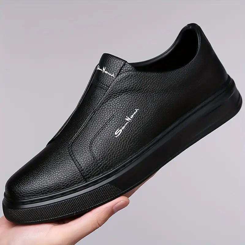 Leather Slip - On Shoes - Luxoria