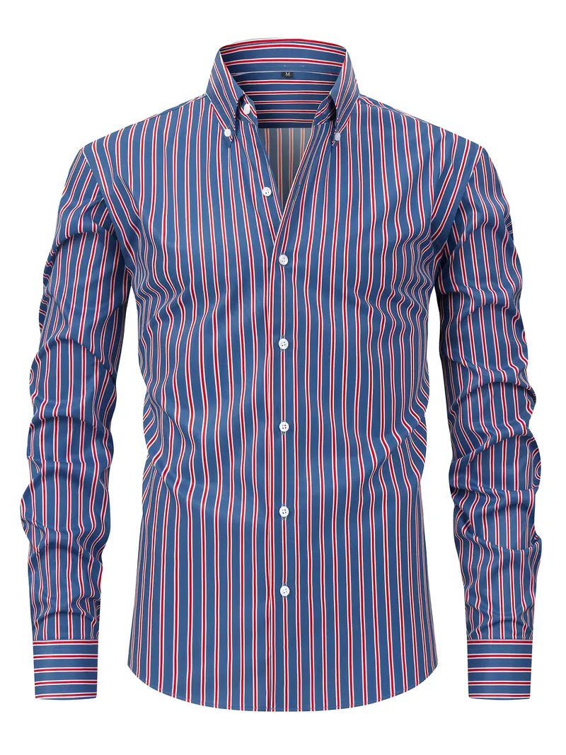 Chic Striped Shirt - Luxoria
