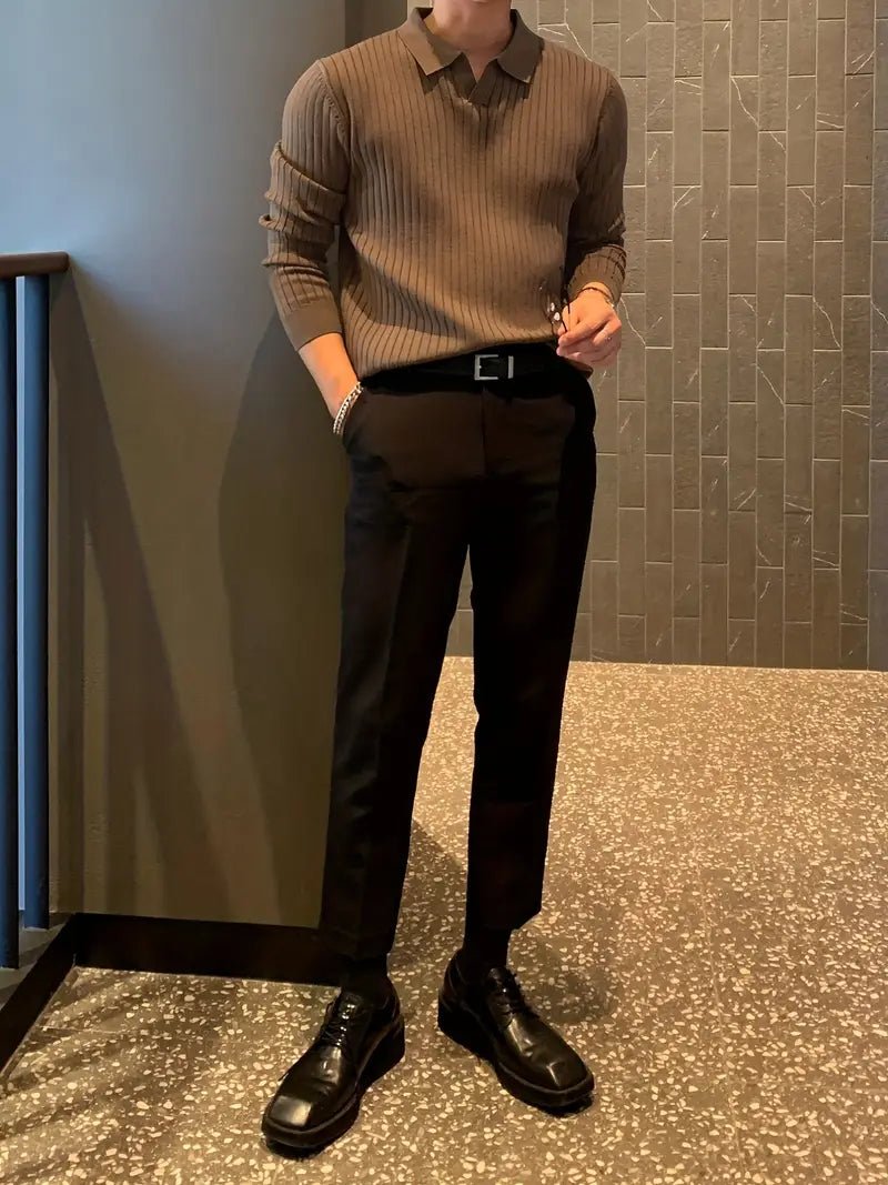 Old Money Knit Sweater - Luxoria
