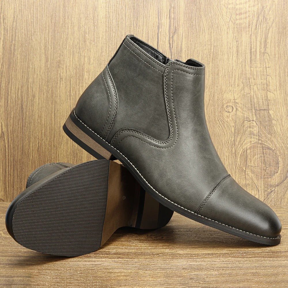 Leather Chelsea Boots - Luxoria