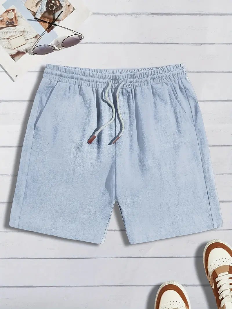 Casual Linen Shorts - Luxoria
