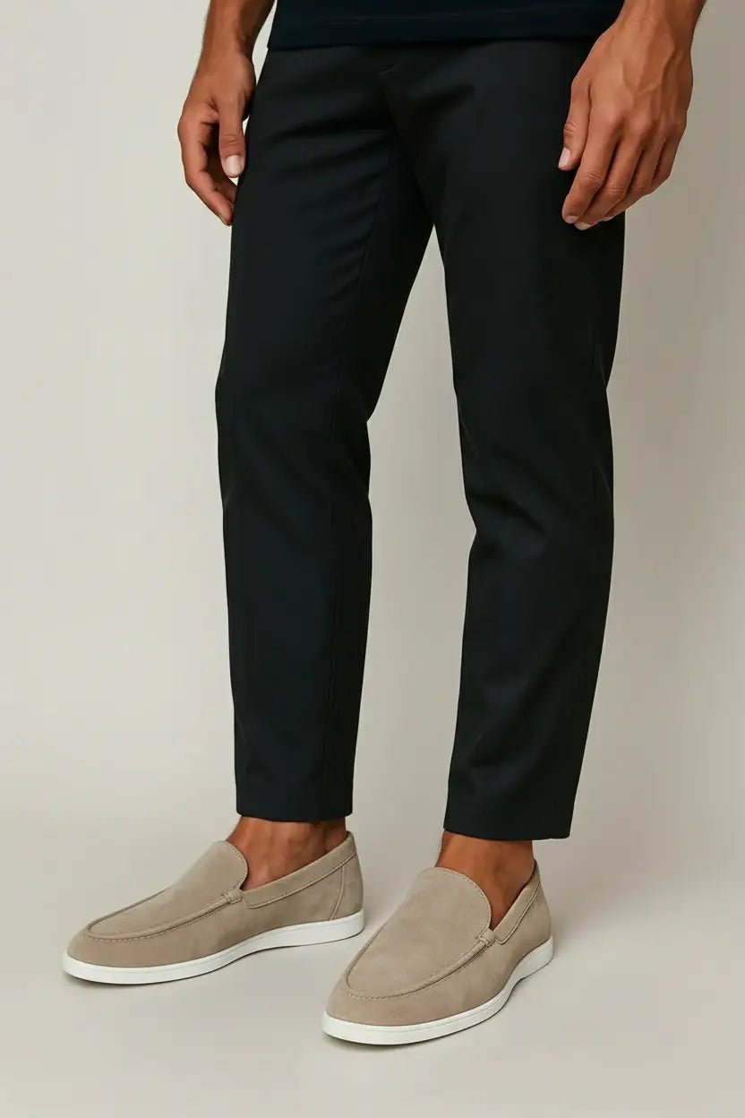 Elegant Suede Loafers - Luxoria