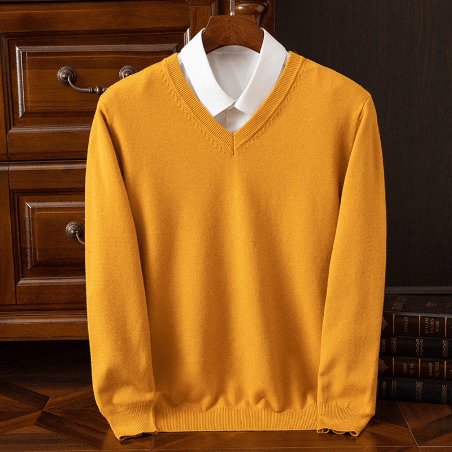 Chic V - Neck Sweater - Luxoria