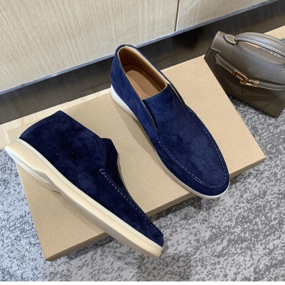 Casual Suede Loafers - Luxoria