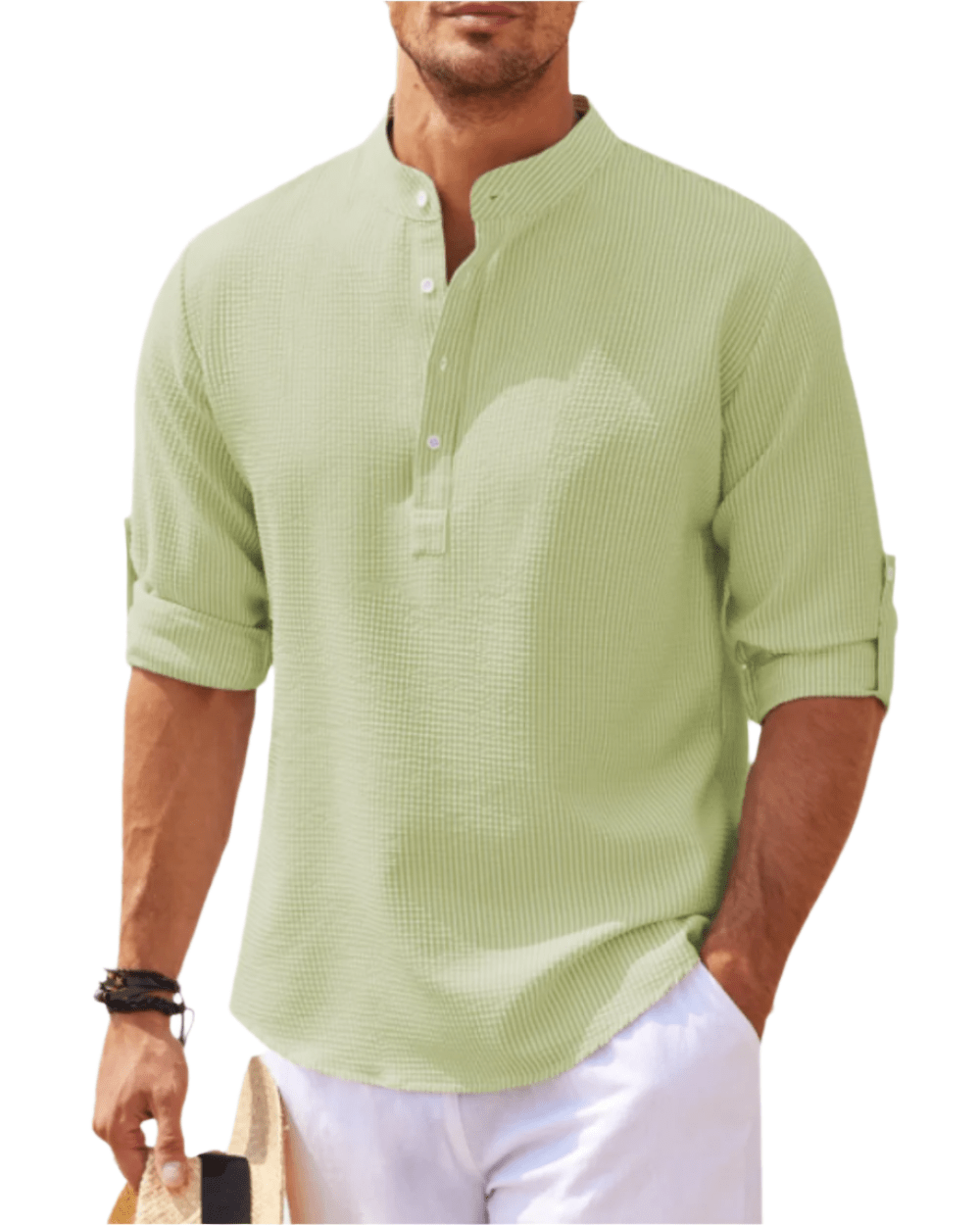 Long Sleeved Polo Shirt - Luxoria