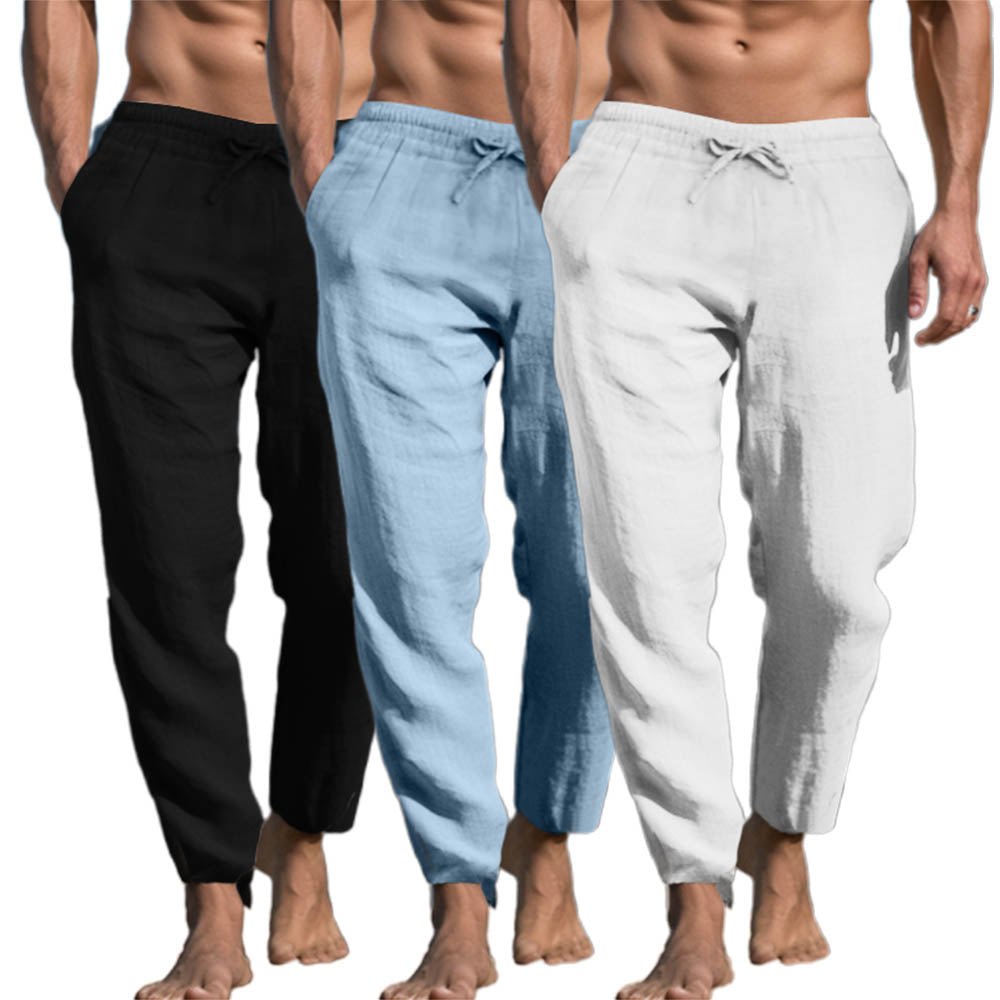 Corfu Linen Pants - Luxoria