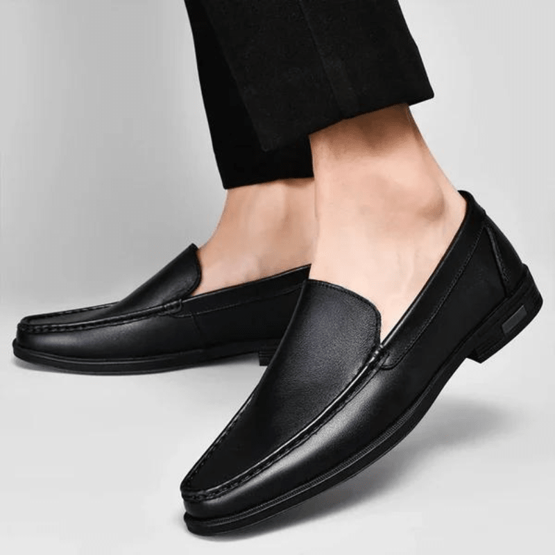 Elegant Leather Loafers - Luxoria
