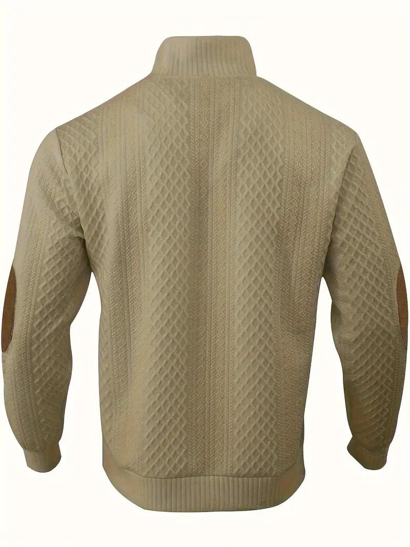 Elegant Button Sweater - Luxoria