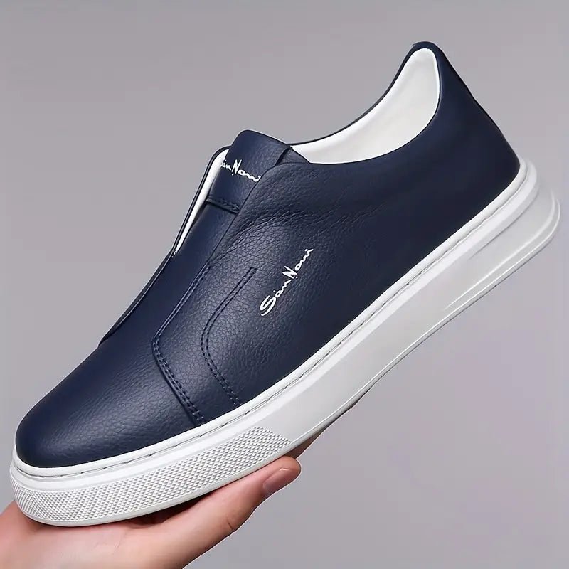 Leather Slip - On Shoes - Luxoria