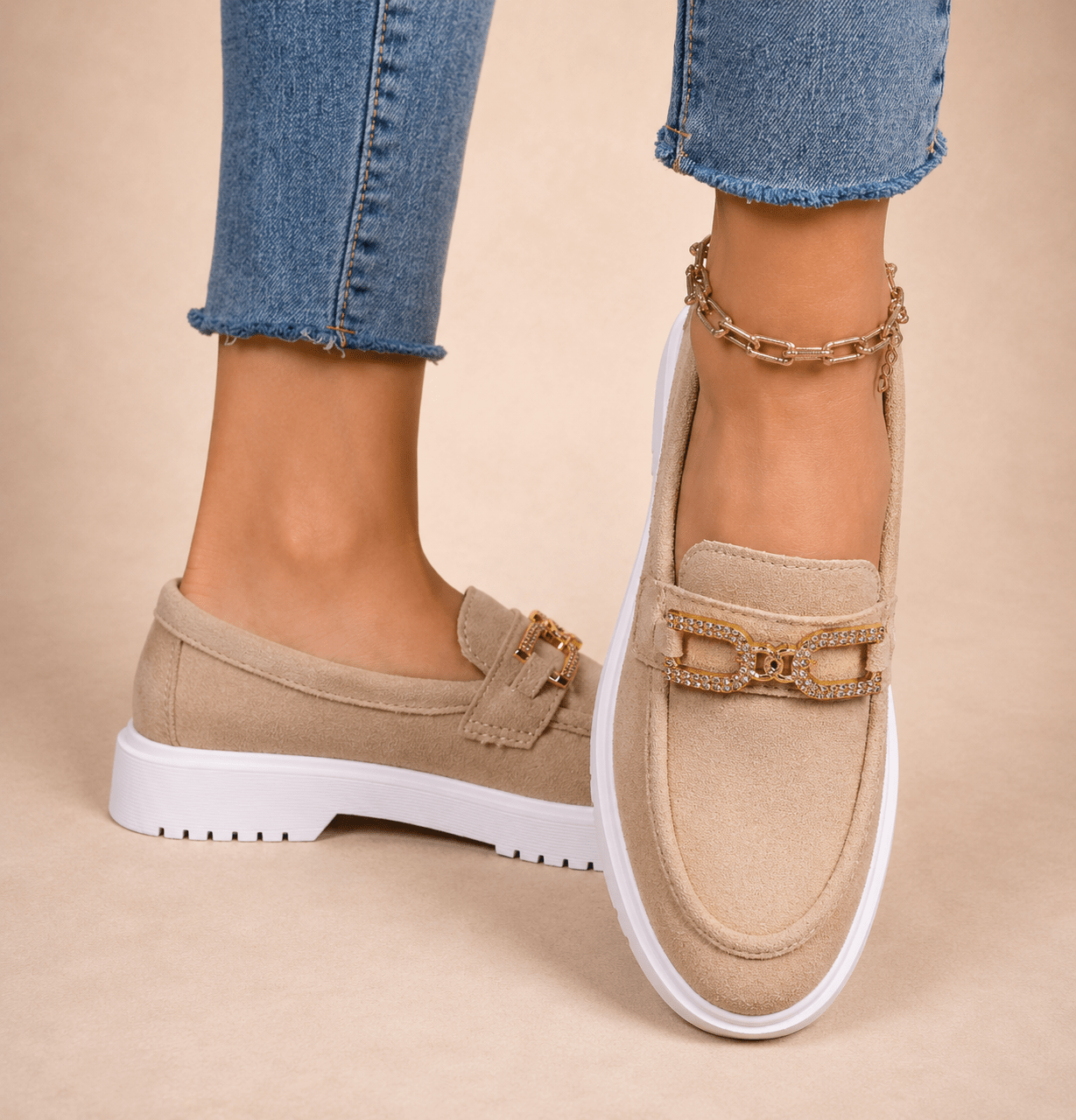Diana | Zapatillas deportivas tipo mocasín. - Luxoria