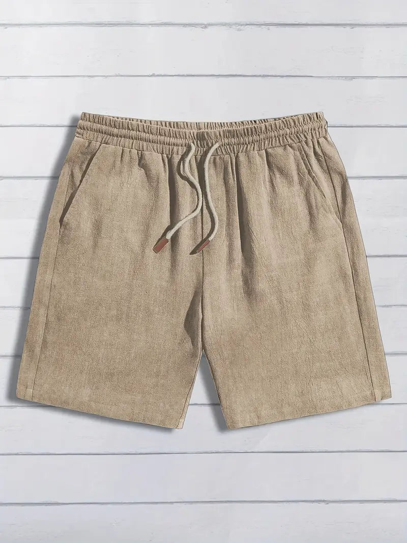 Casual Linen Shorts - Luxoria