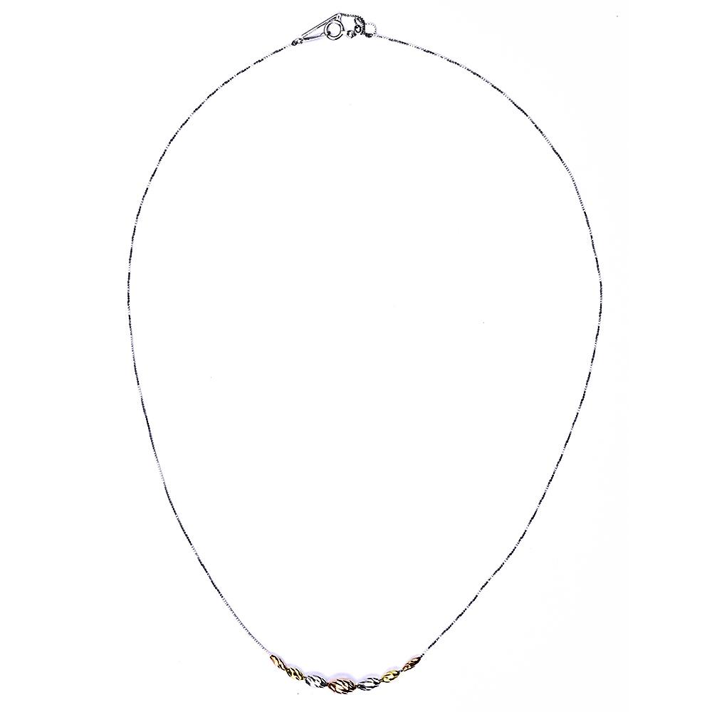 18K MIX GRFOOT7 - YRW BHJV 18" - Luxoria