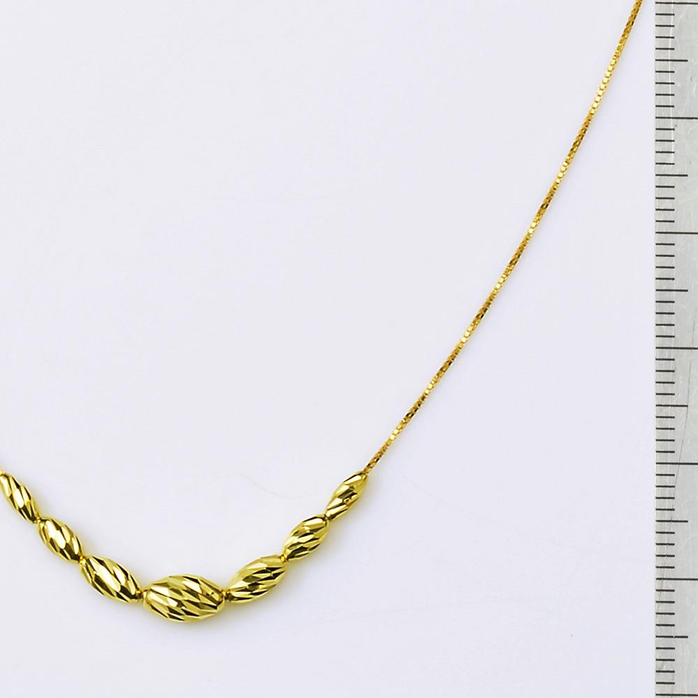 18K YG GRFOOT7 - YG BHJV 18" - Luxoria