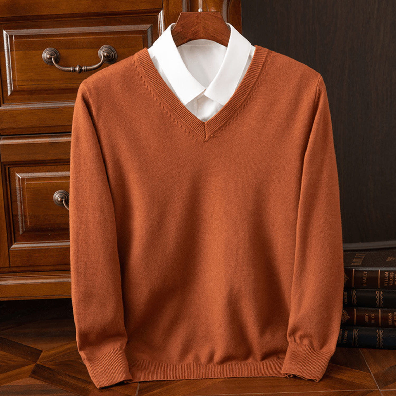 Chic V - Neck Sweater - Luxoria