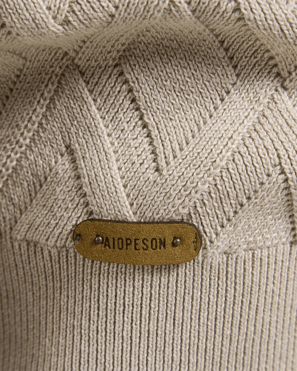 Men's Sweater With Checkered Design V2 - Luxoria