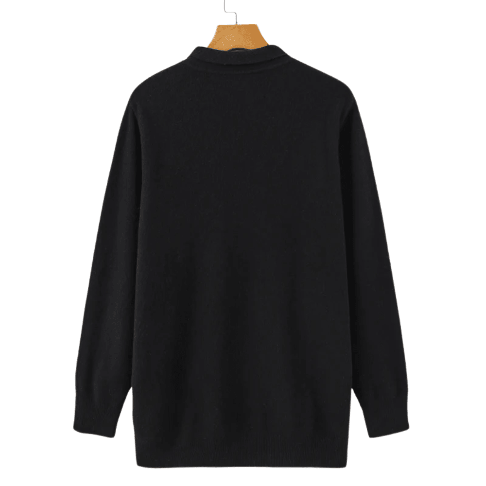 100% Cashmere Polo Shirt - Luxoria