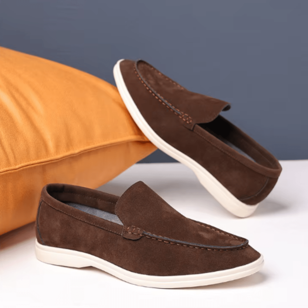 Classic Suede Loafers - Luxoria