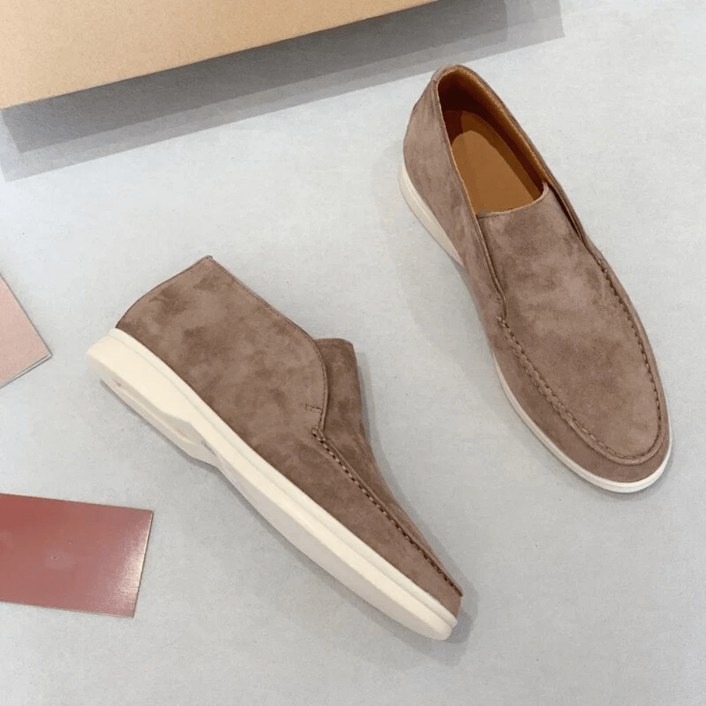 Casual Suede Loafers - Luxoria
