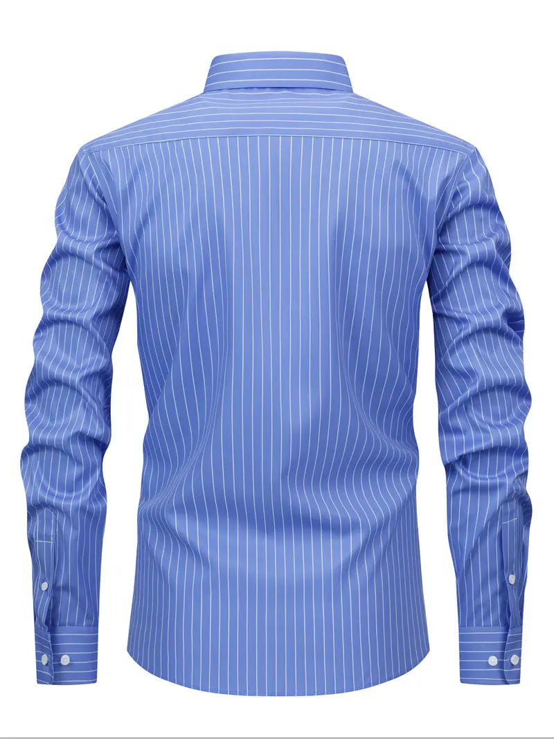 Chic Striped Shirt - Luxoria