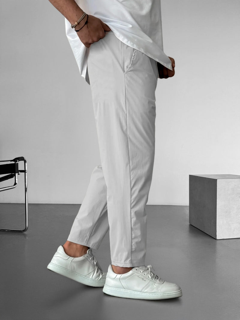 Elegant Tapered Drawstring Pants - Luxoria