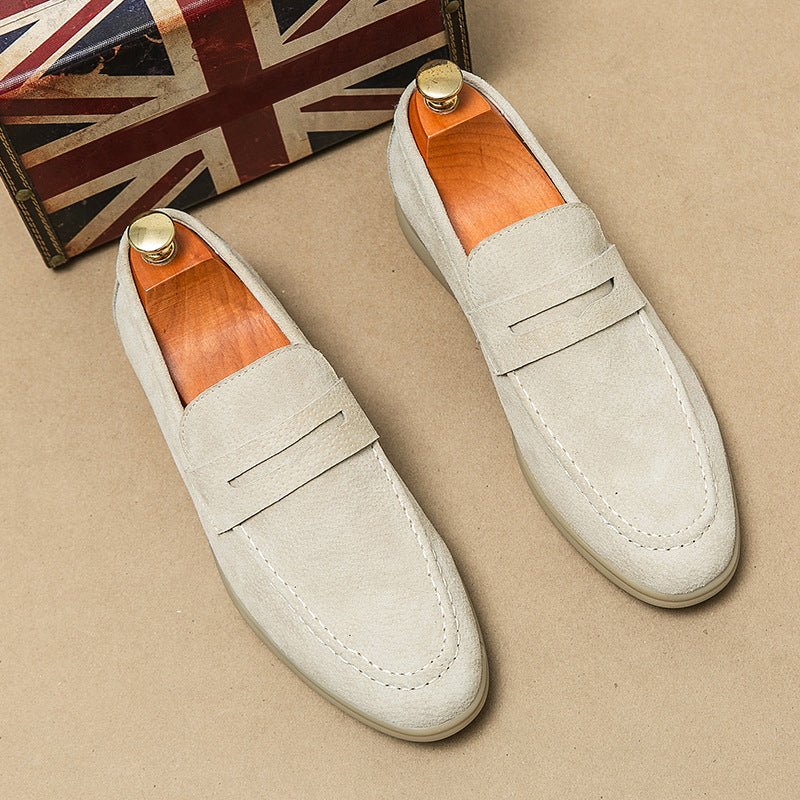 Firenze Chic Suede Loafers - Luxoria