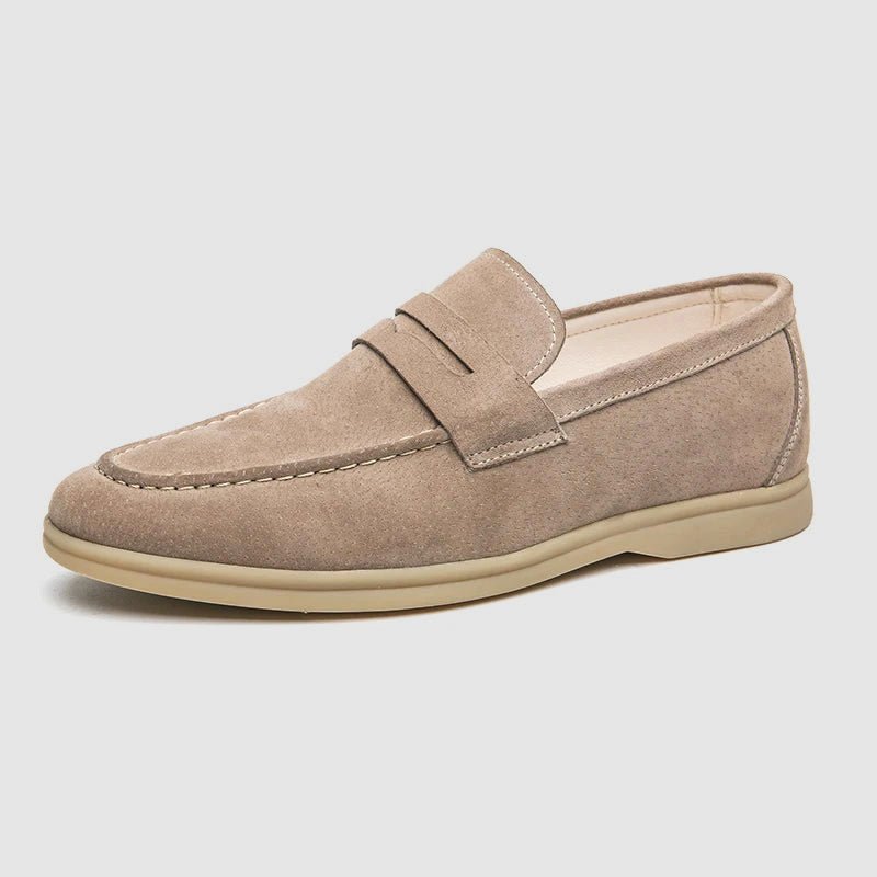 Firenze Chic Suede Loafers - Luxoria
