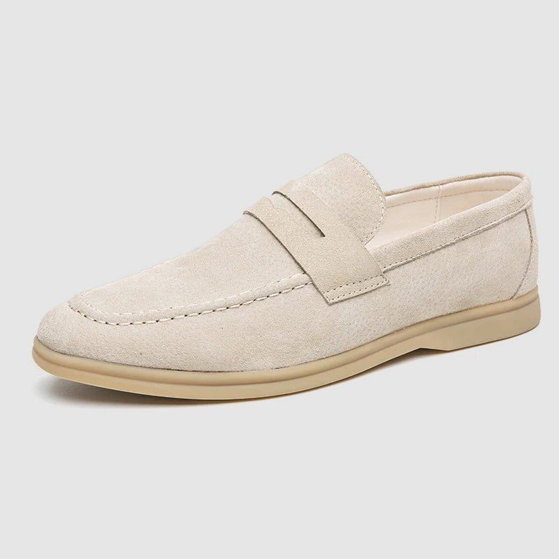 Firenze Chic Suede Loafers - Luxoria