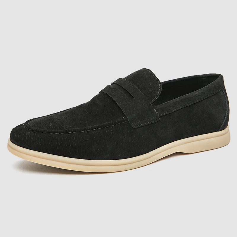 Firenze Chic Suede Loafers - Luxoria