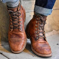 Elegant Leather Boots - Luxoria