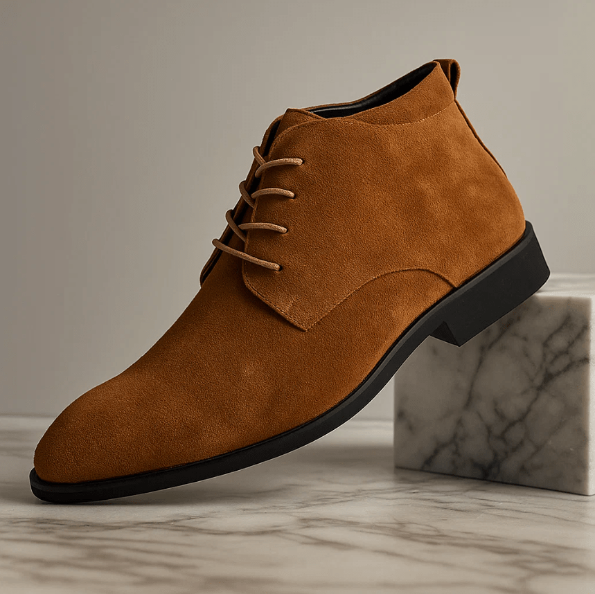 Elegant Suede Boots - Luxoria