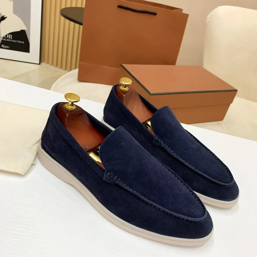 Classic Suede Loafers - Luxoria