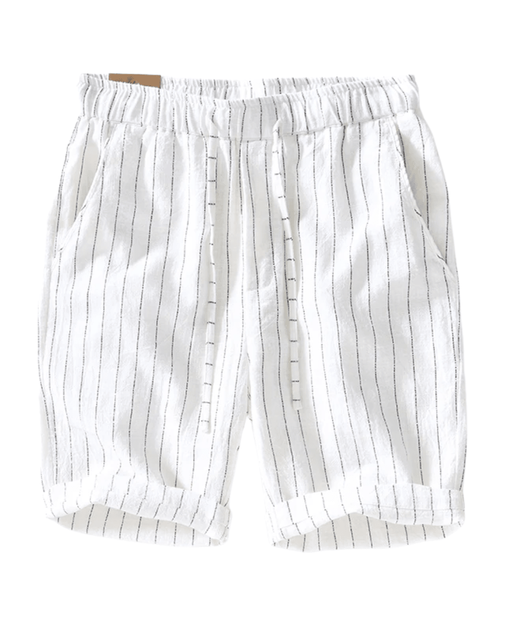 Elegant Cotton Linen Shorts - Luxoria