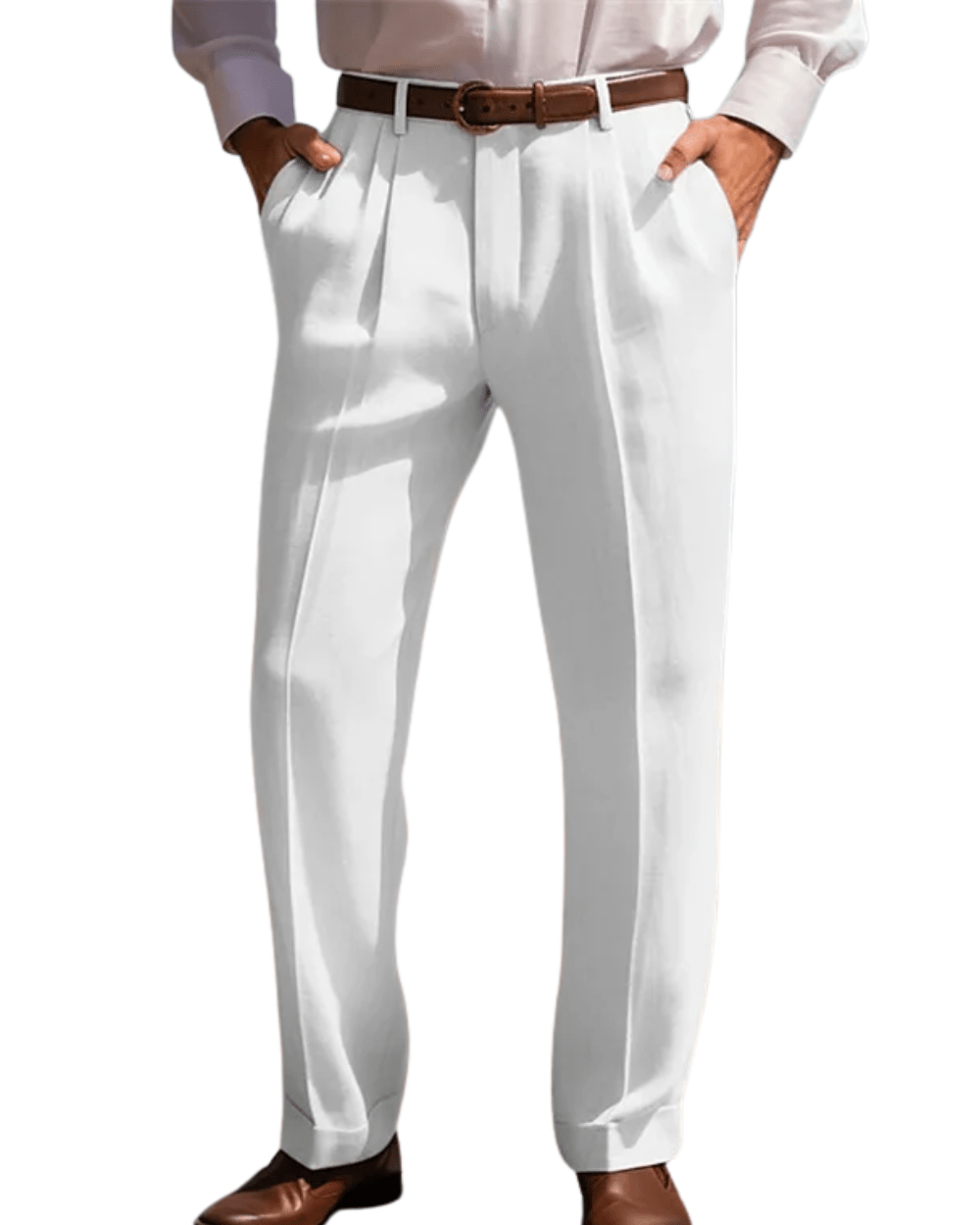Elegant Linen Pants - Luxoria