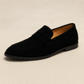 Old Money Suede Penny Loafers - Luxoria