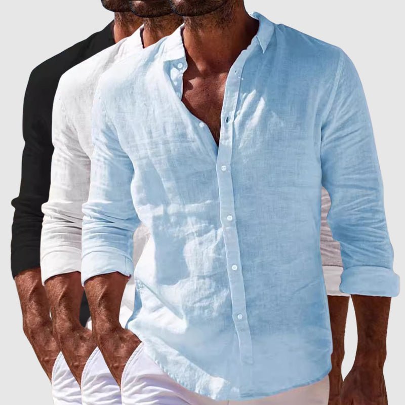 Elegant Linen Shirt - Luxoria