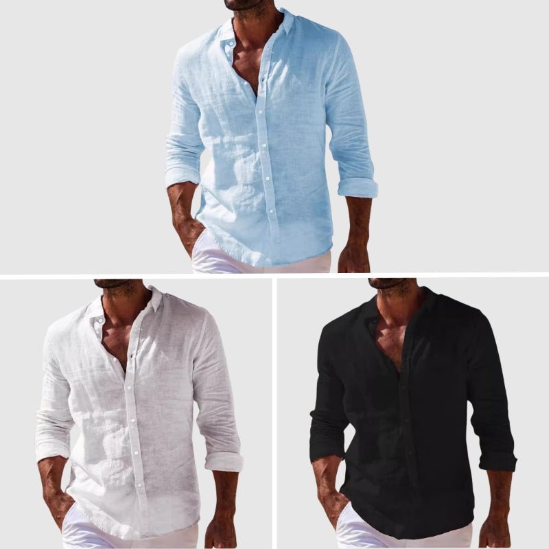 Elegant Linen Shirt - Luxoria