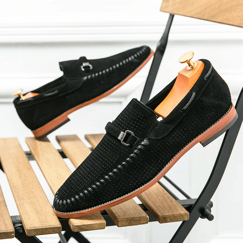 Firenze Suede Loafers - Luxoria